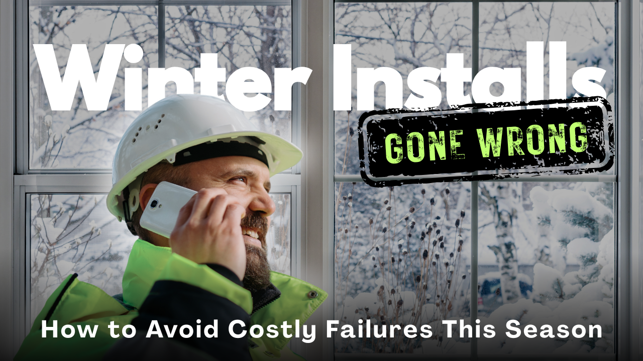Why Winter Installs Fail (and How to Prevent Them)